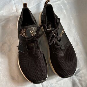 New Balance Black and Gold Women's Sneakers